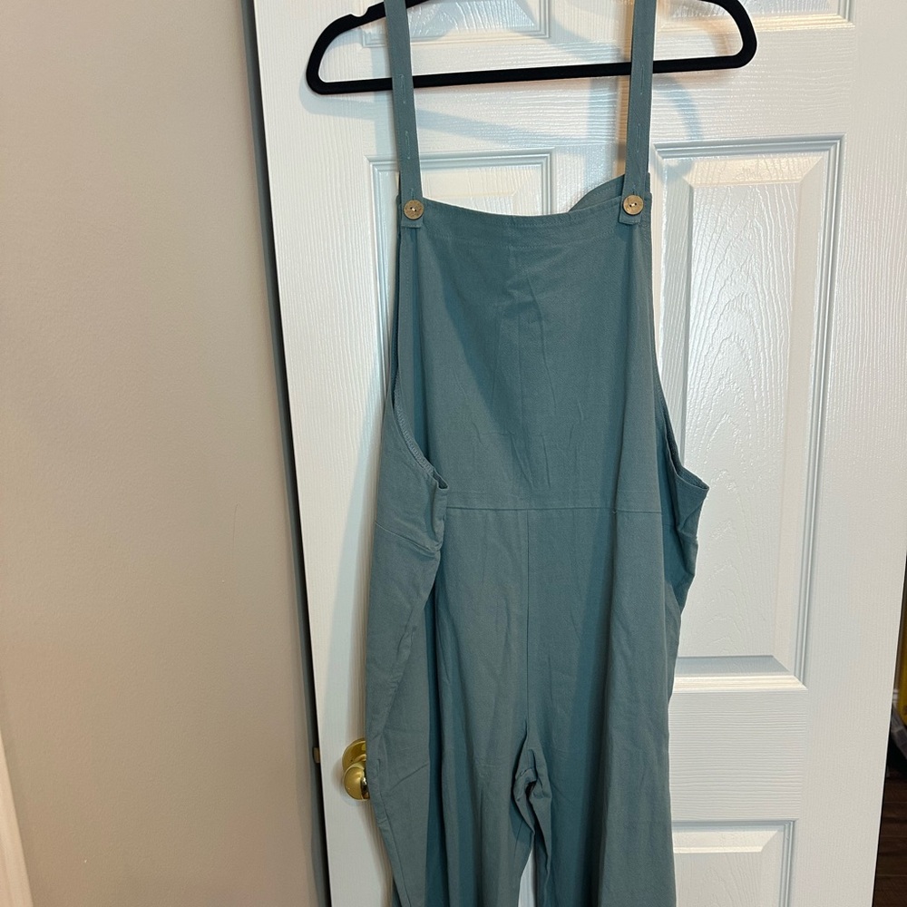 Romper Jumpsuit Overall Adjustable Strap Button Baggy Slouchy Pockets XXL NWOT